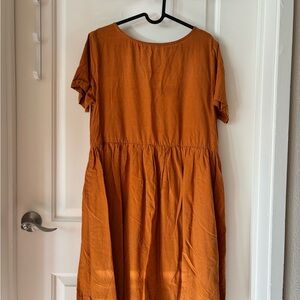 Tradlands Original Nico Dress in Pumpkin